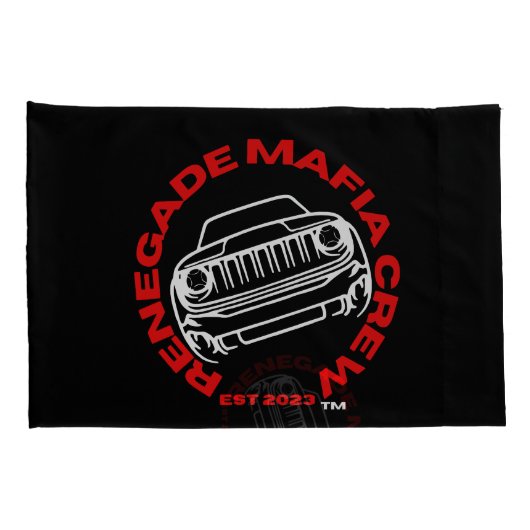 レネゲードマフィアのクルー枕ケースセット 枕カバー (裏面-右)