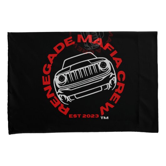 レネゲードマフィアのクルー枕ケースセット 枕カバー (正面右)