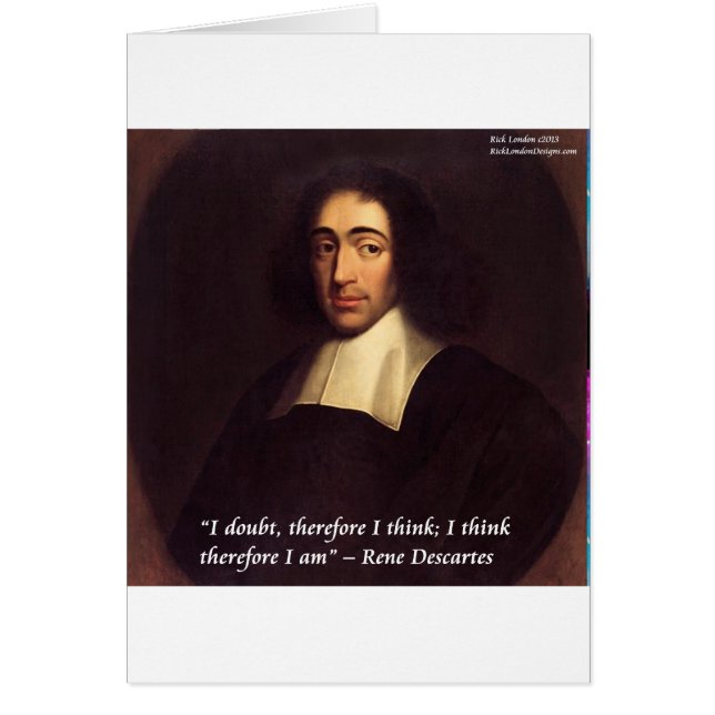 レネデカルテ考えIしたがって私は引用文 (正面)