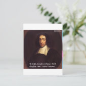 レネデカルテ考えIしたがって私は引用文 ポストカード (スタンド正面)