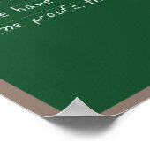 レネデカルト数学ポスター引用文 ポスター (角)