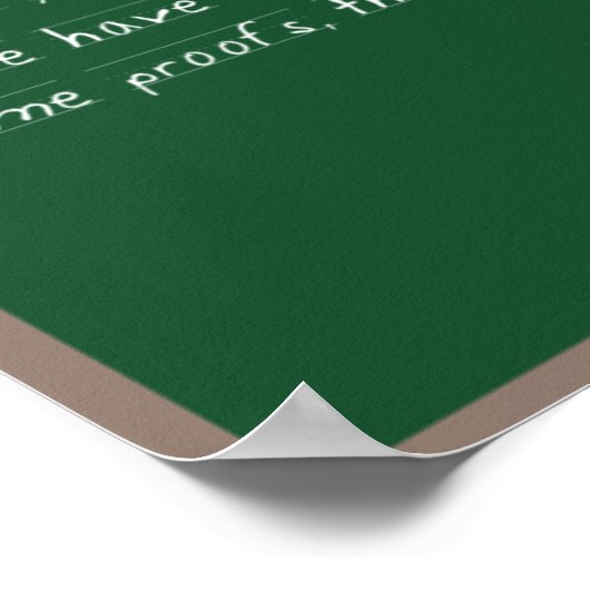 レネデカルト数学ポスター引用文 ポスター (角)