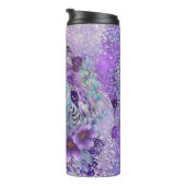 レネ・サーマル・タンブラーによるスノーフクロウの女神アート タンブラー (回転右)