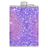 レネ・ラヴォワによるスノーウィークフクロウの女神アート フラスク (裏面)