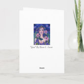 レネ・ラヴォワによるハミングバードとガイアの女神 カード (裏面)