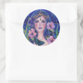 レネ・ラヴォワによるハミングバードとガイアの女神 ラウンドシール (バッグ)