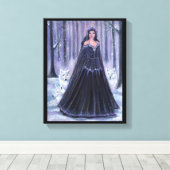 レネ・ラヴォワのオオカミの女神 キャンバスプリント (インサイチュ (ウッドフロア))