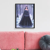 レネ・ラヴォワのオオカミの女神 キャンバスプリント (インサイチュ (リビング))