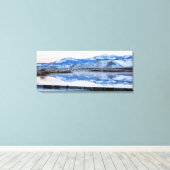 レノのシエラの反射 キャンバスプリント (インサイチュ (ウッドフロア))