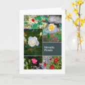 レノのネバダのバラは写真のコラージュを駐車します カード (黄色い花)