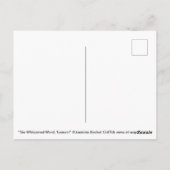 「レノア！」とささやかれた言葉のポストカード ポストカード (裏面)