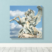 レノウンドバックペガサス キャンバスプリント (インサイチュ (ウッドフロア))