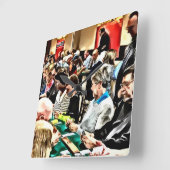 レノクリベッジ時計 スクエア壁時計 (傾斜)