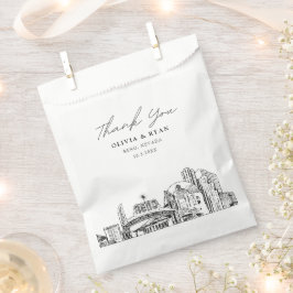 レノズス結婚カイラインダウンタパーソナライズされたウン フェイバーバッグ