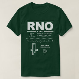 レノタホ国際的空港RNO Tシャツ