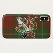 レノックスタータンチェックライオン Case-Mate iPhoneケース (裏面(横))