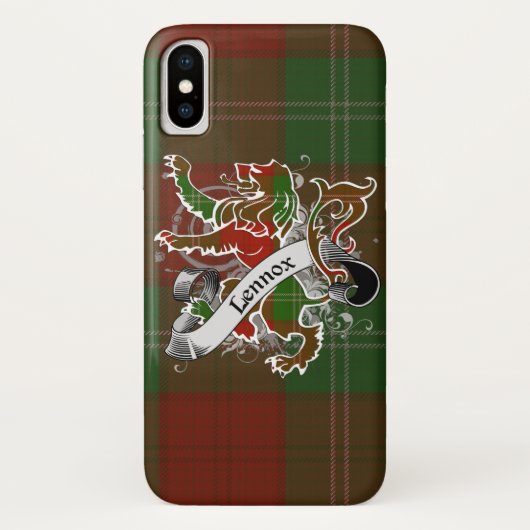 レノックスタータンチェックライオン Case-Mate iPhoneケース (裏面)