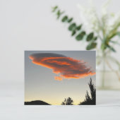 レノネバダのサンセットクラウド ポストカード (スタンド正面)