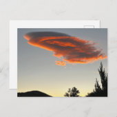レノネバダのサンセットクラウド ポストカード (正面/裏面)
