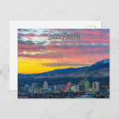 レノネバダサンセットポストカード ポストカード (正面/裏面)