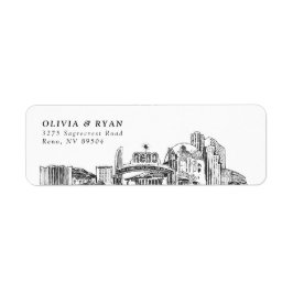 レノネバダスカイライン差出人住所ラベル ラベル