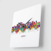 レノネバダスカイライン スクエア壁時計 (傾斜)