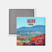 レノネバダダウンタウンヴィンテージ マグネット (正面/裏面)