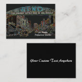 レノネバダプロフェッショナルギャンブラー又は任意の職業 コーリングカード (正面/裏面)