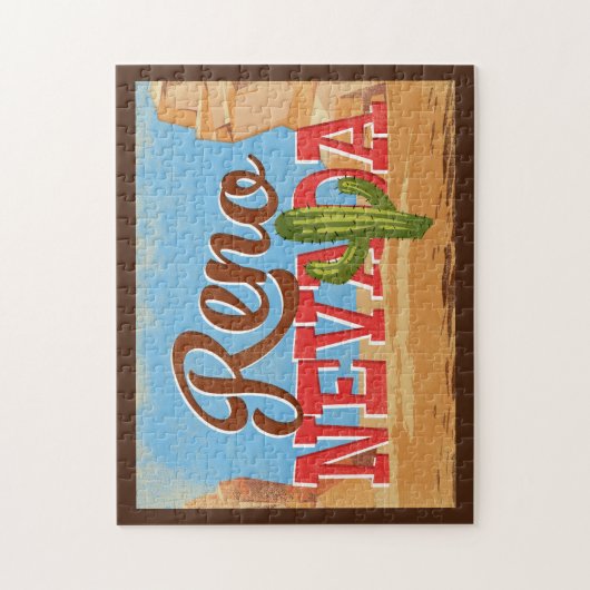 レノネバダマンガートラザートヴィンテージ旅行 ジグソーパズル (縦)