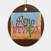 レノネバダマンガートラザートヴィンテージ旅行 セラミックオーナメント (左)