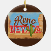 レノネバダマンガートラザートヴィンテージ旅行 セラミックオーナメント (裏面)