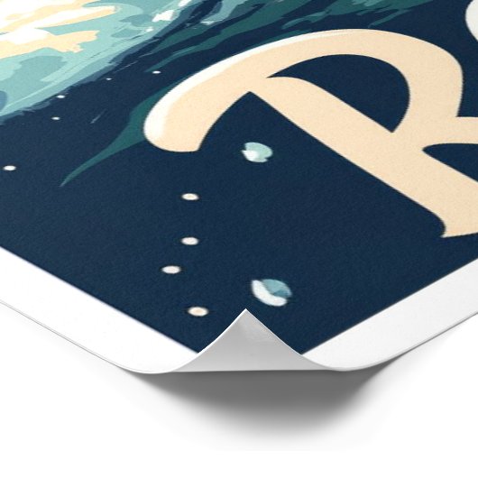 レノネバダUSAアートヴィンテージトラベルイラストレーション ポスター (角)