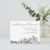 レノリハーサル結婚ディナーのエンクロージャカード エンクロージャーカード (スタンド正面)