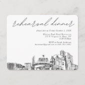 レノリハーサル結婚ディナーのエンクロージャカード エンクロージャーカード (正面)