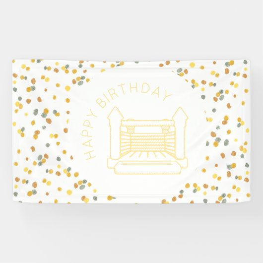 レノンバウンスハウスパーティーバナー 横断幕 (横)