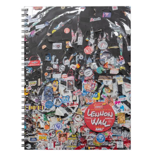 レノン壁 ノートブック (正面)