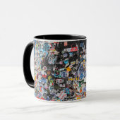 レノン・ウォール写真 マグカップ (正面左)