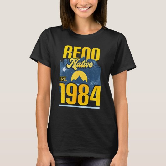 レノ先住民エスト。1984 1 Tシャツ (正面)
