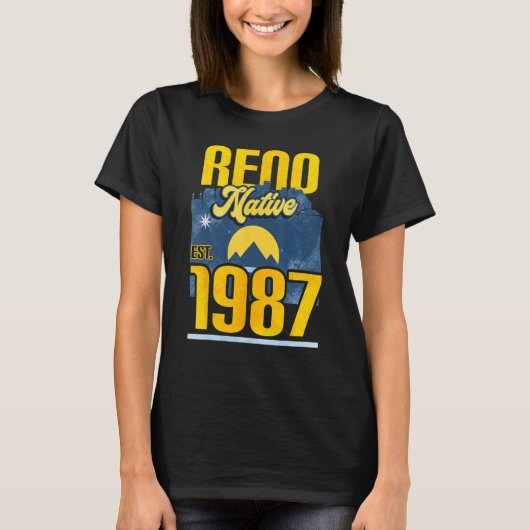 レノ先住民エスト。1987 1 Tシャツ (正面)