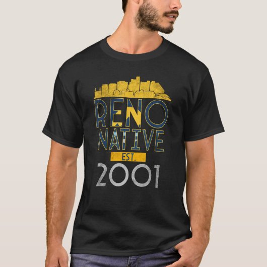 レノ先住民エスト。2001 Tシャツ (正面)