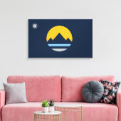 レノ国旗（ネバダ市） キャンバスプリント (インサイチュ (リビング))