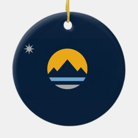 レノ国旗(ネバダ市) セラミックオーナメント (裏面)