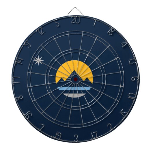 レノ国旗（ネバダ市） ダーツボード (正面)