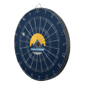 レノ国旗（ネバダ市） ダーツボード (正面右)