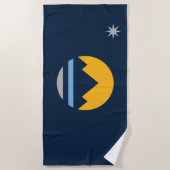 レノ国旗（ネバダ市） ビーチタオル (正面)