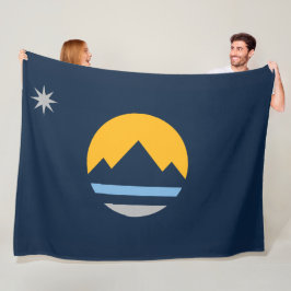 レノ国旗(ネバダ市) フリースブランケット