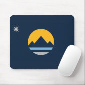 レノ国旗（ネバダ市） マウスパッド (マウス)