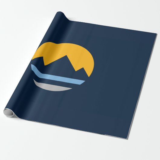 レノ国旗（ネバダ市） ラッピングペーパー (アンロールド)