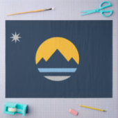 レノ国旗（ネバダ市） 薄葉紙 (クラフト)