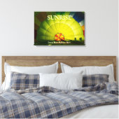 レノ素晴らしバルーンレース – サンライズ キャンバスプリント (インサイチュ (寝室))